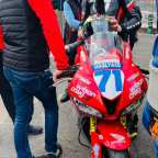Local motorcycle racers star in UK events last weekend