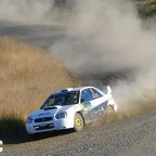 Moloney in action in round two of the New Zealand Rally Championship this weekend 