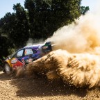 Lappi leads, Breen just 0.4 secs off podium after frantic Rally Italia Sardegna opening day