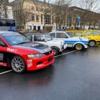 Town centre service park for Kerry Winter Rally
