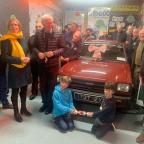 Killarney Valley Classic and Vintage Club handover classic Toyota Starlet to new owner