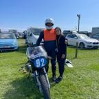 Road racer Stephen Walsh finished on his Isle of Man debut on Sunday