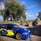 Photos of Dennis Biggerstaff ‘s wonderfully restored ex-Petter Solberg  2004 Subaru Impreza and video message from Garry Jennings  ahead of Saturday nightin Killarney