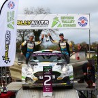 Creighton and Kelly representing Motorsport Ireland Rally Academy in Croatia 