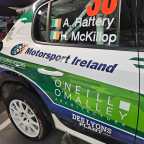 Aoife Raftery is the leading female driver after day one at Rally Islas Canarias