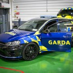 Callum Devine wasn’t the only one to unveil a new car in time for the Donegal International Rally –  the Gardai have a new machine too!