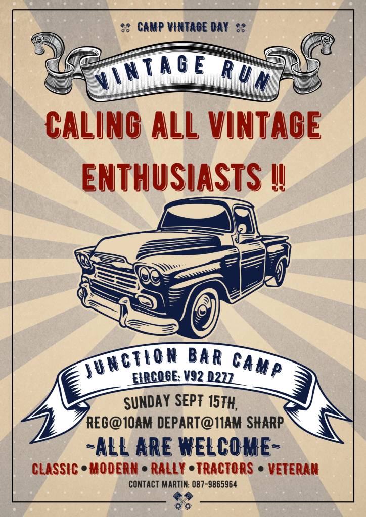 Vintage Vehicle Enthusiasts Invited to Camp Vintage Day