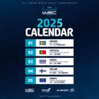 2025 Junior World Rally Championship calendar unveiled