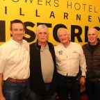 Pictured at the launch of the 2023 rally were Alan Ring (O’Donoghue Ring Collection) with Killarney and District Motor Club members Ted O’Gorman, Diarmuid Lynch and Fergus O’Meara.