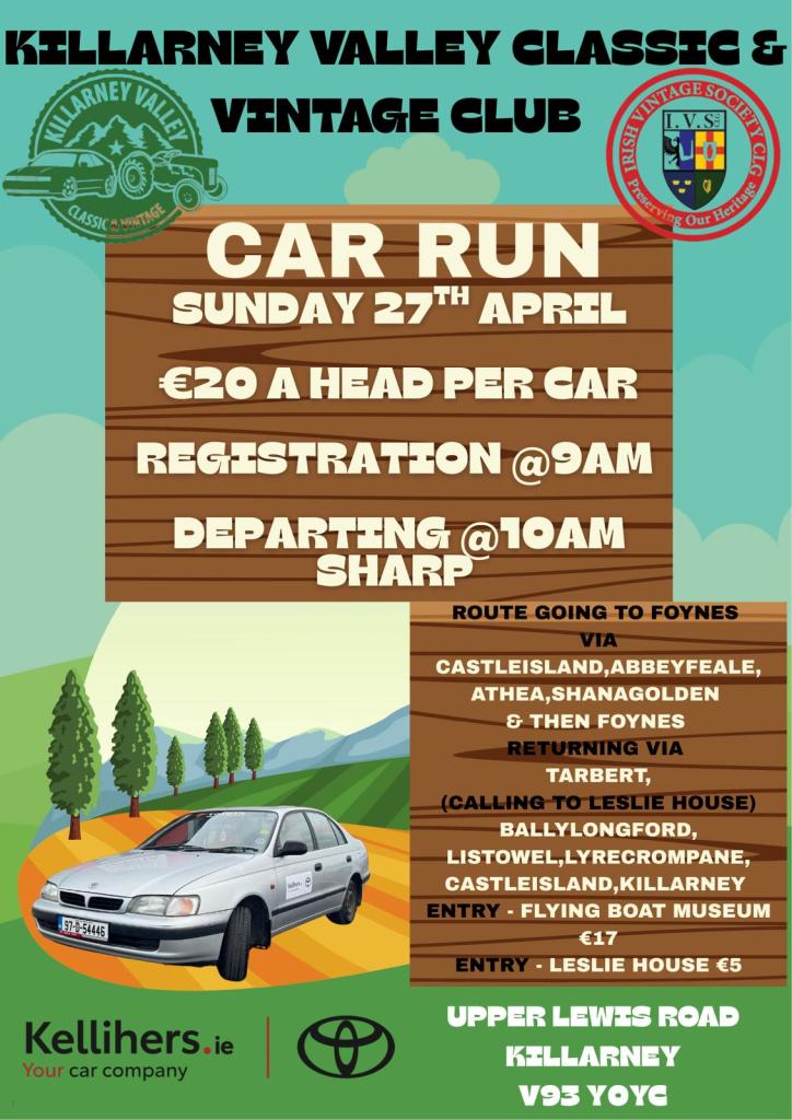 Killarney Valley club run on April 27