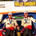 Triumphant Evans powers Toyota to historic Rally Sweden sweep